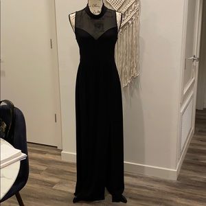 Black maxi dress
